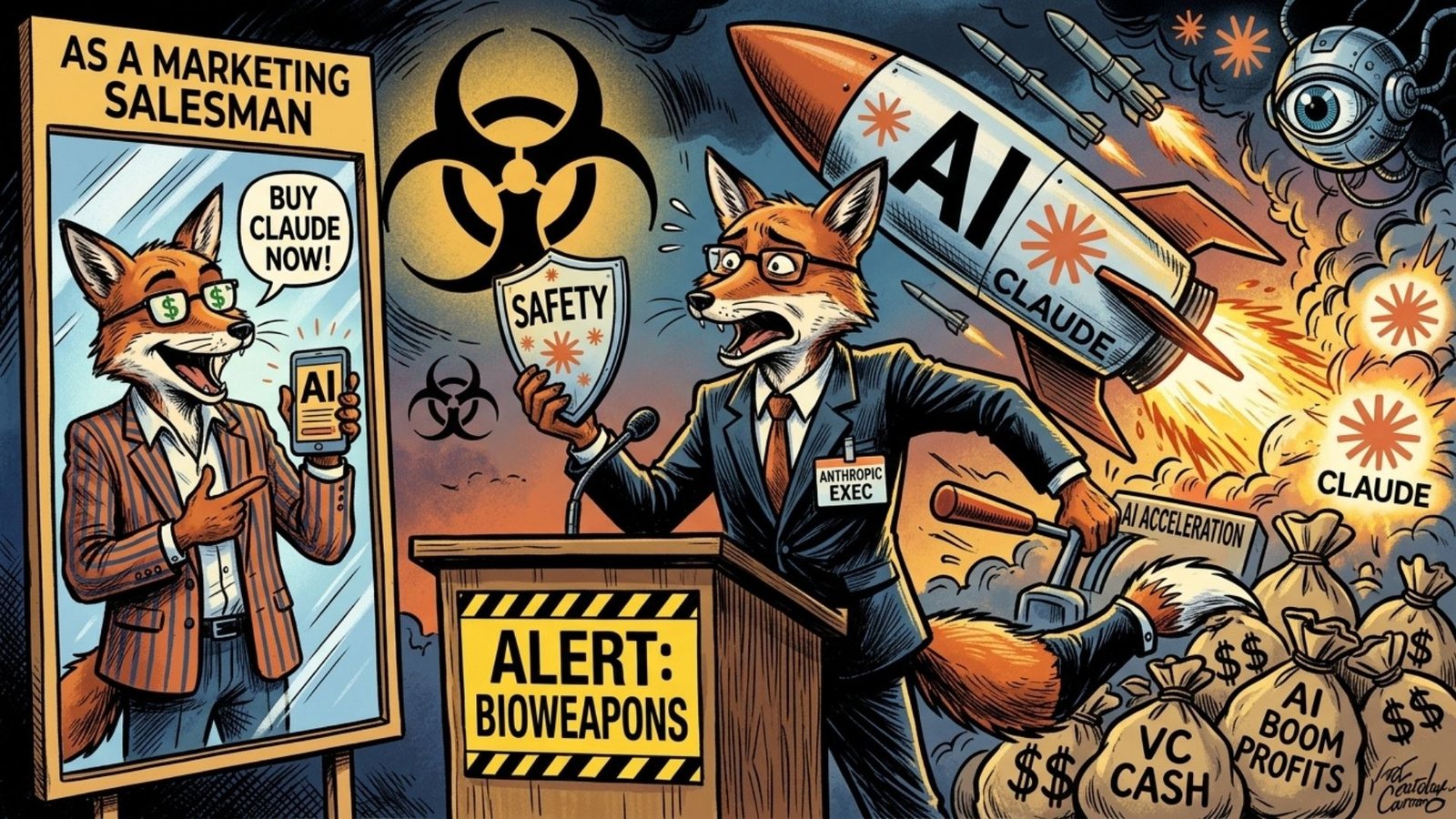Anthropic alerta para IA usada em armas biológicas — mas o alerta também é marketing