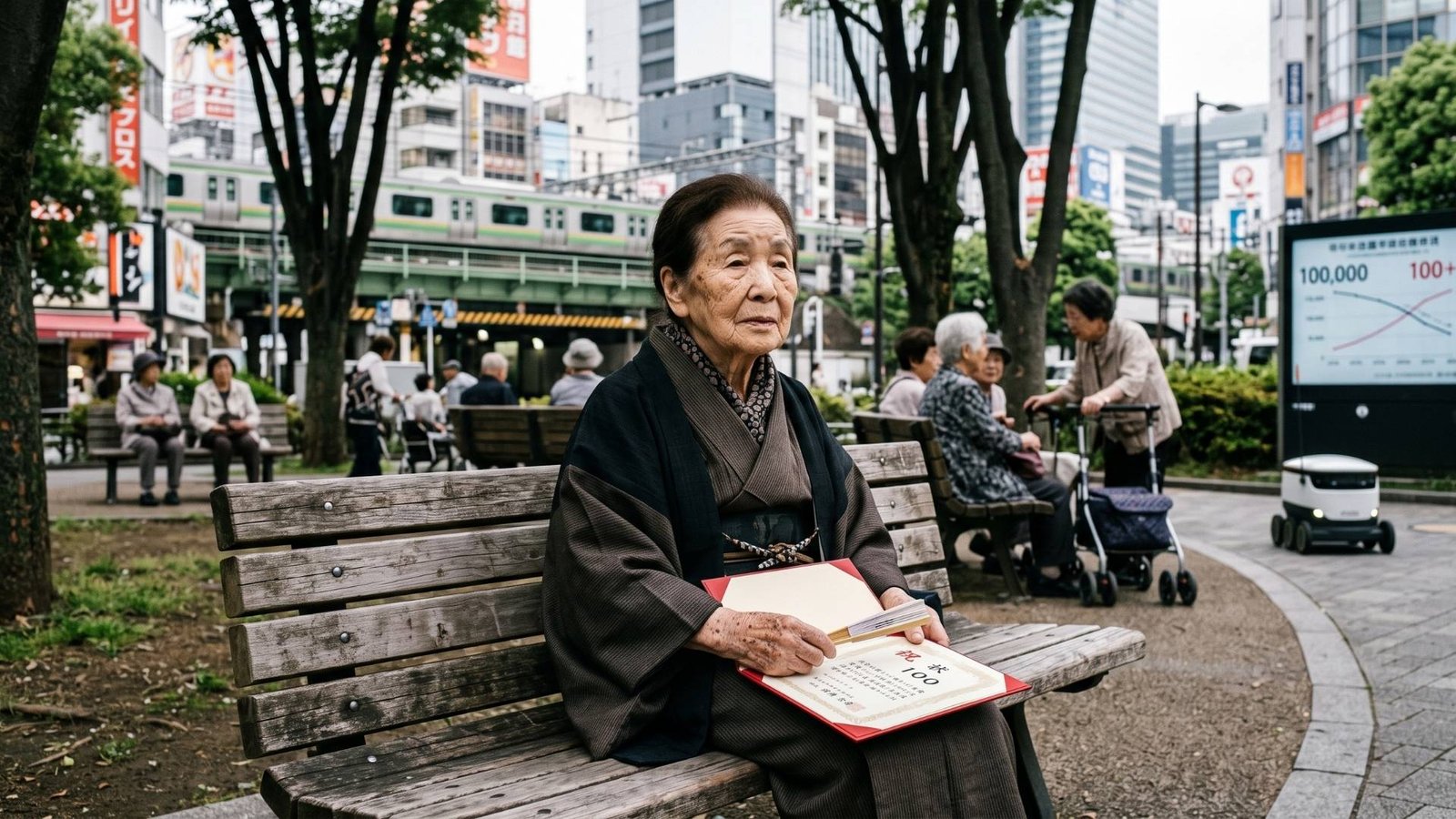 Japão ultrapassa 100 mil centenários pela primeira vez; entenda o que isso revela sobre a crise demográfica do país
