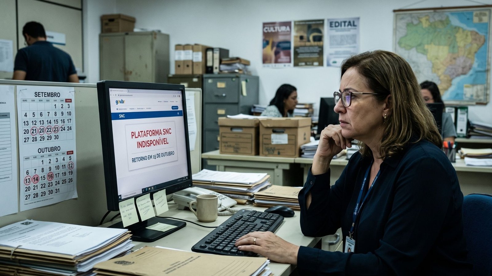 PLATAFORMA DO SISTEMA NACIONAL DE CULTURA FICA INDISPONÍVEL A PARTIR DE 21 DE SETEMBRO