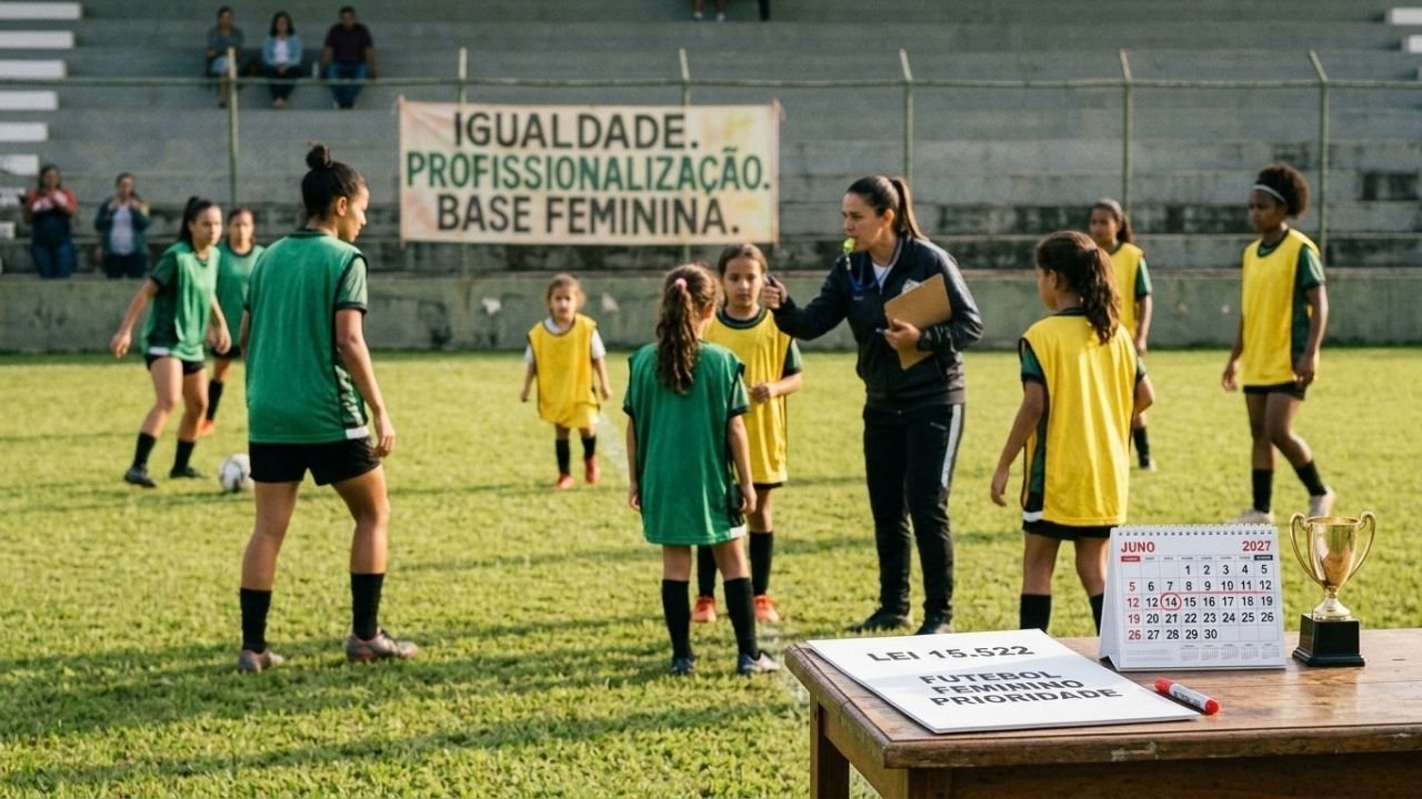 LEI TORNA FUTEBOL FEMININO PRIORIDADE NA POLÍTICA NACIONAL DE ESPORTE