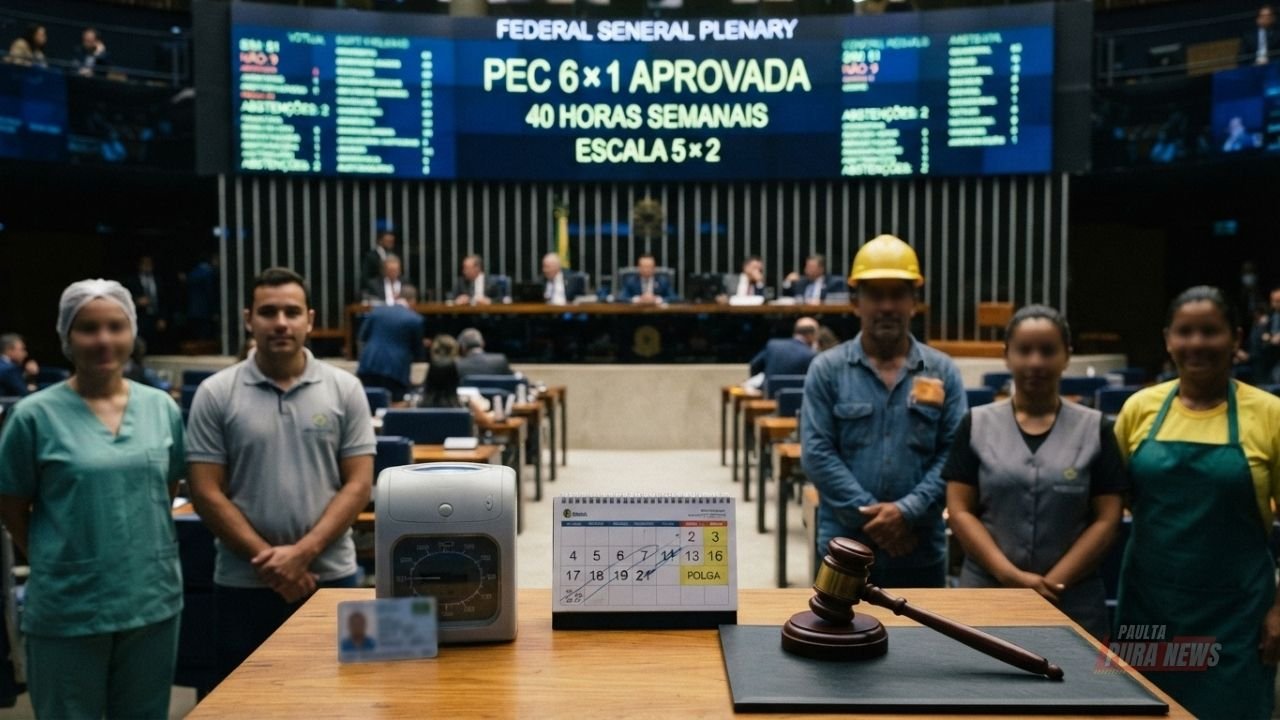 PEC DA ESCALA 5×2 É APROVADA EM DEFINITIVO PELO SENADO; VEJA O QUE MUDA E QUANDO AS NOVAS REGRAS PASSAM A VALER