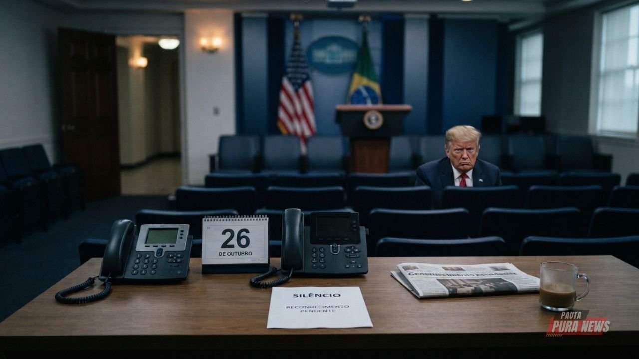 SILÊNCIO DE TRUMP SOBRE VITÓRIA DE LULA INTERROMPE TRADIÇÃO DE 24 ANOS E EXPÕE FRUSTRAÇÃO COM DERROTA DE ALIADO